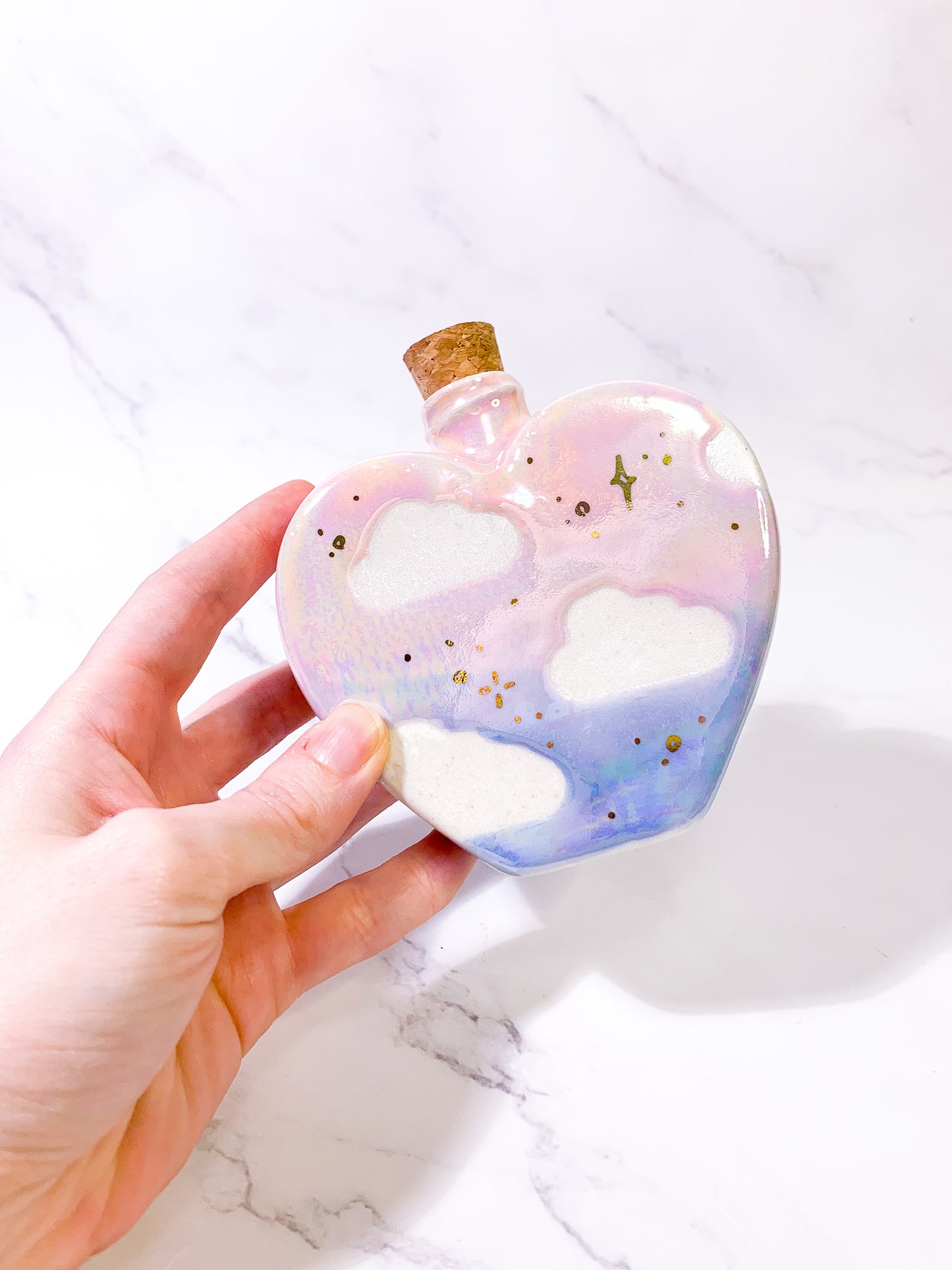 cloudy heart bottles