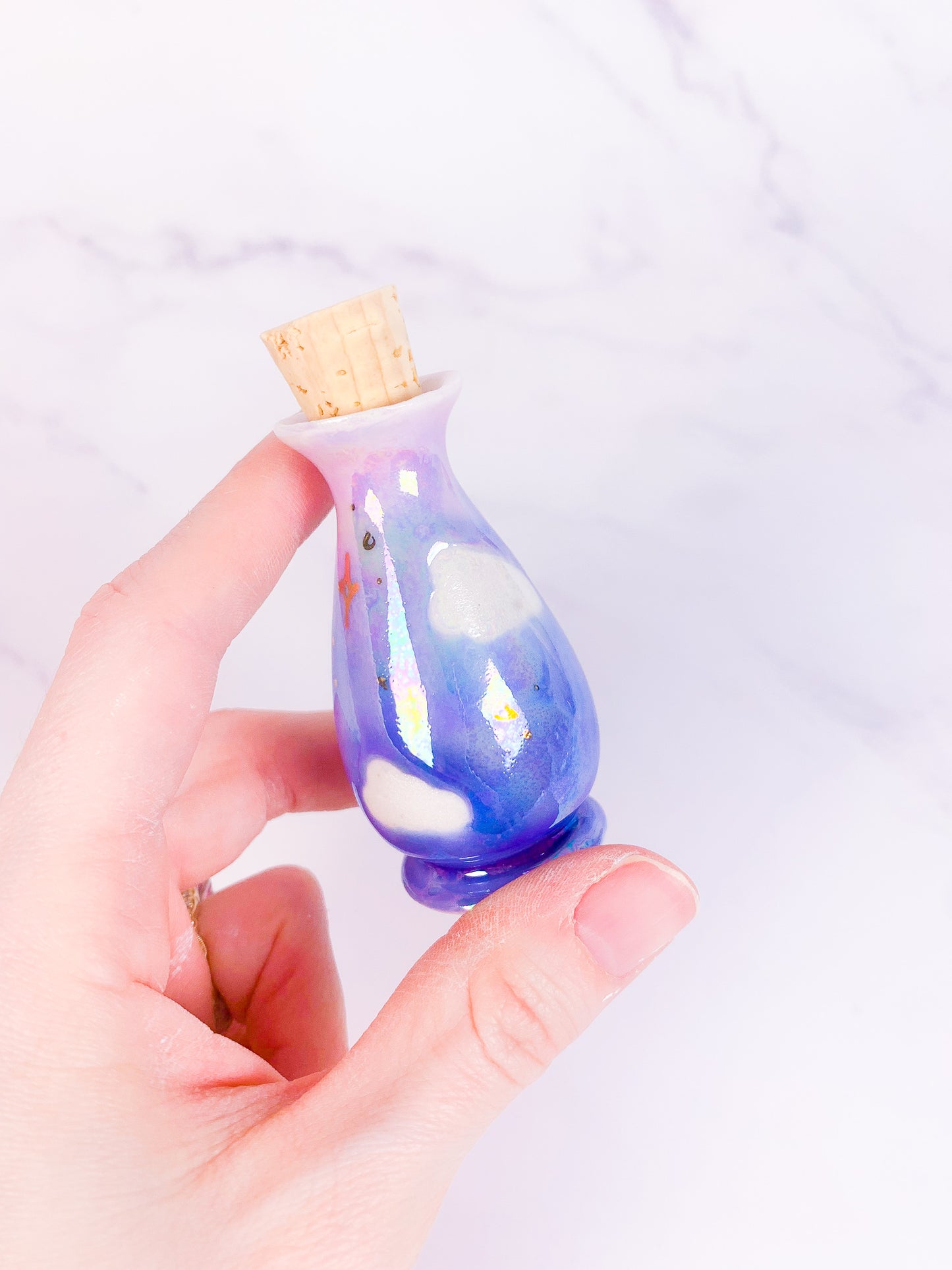 mini cloudy apothecary vials