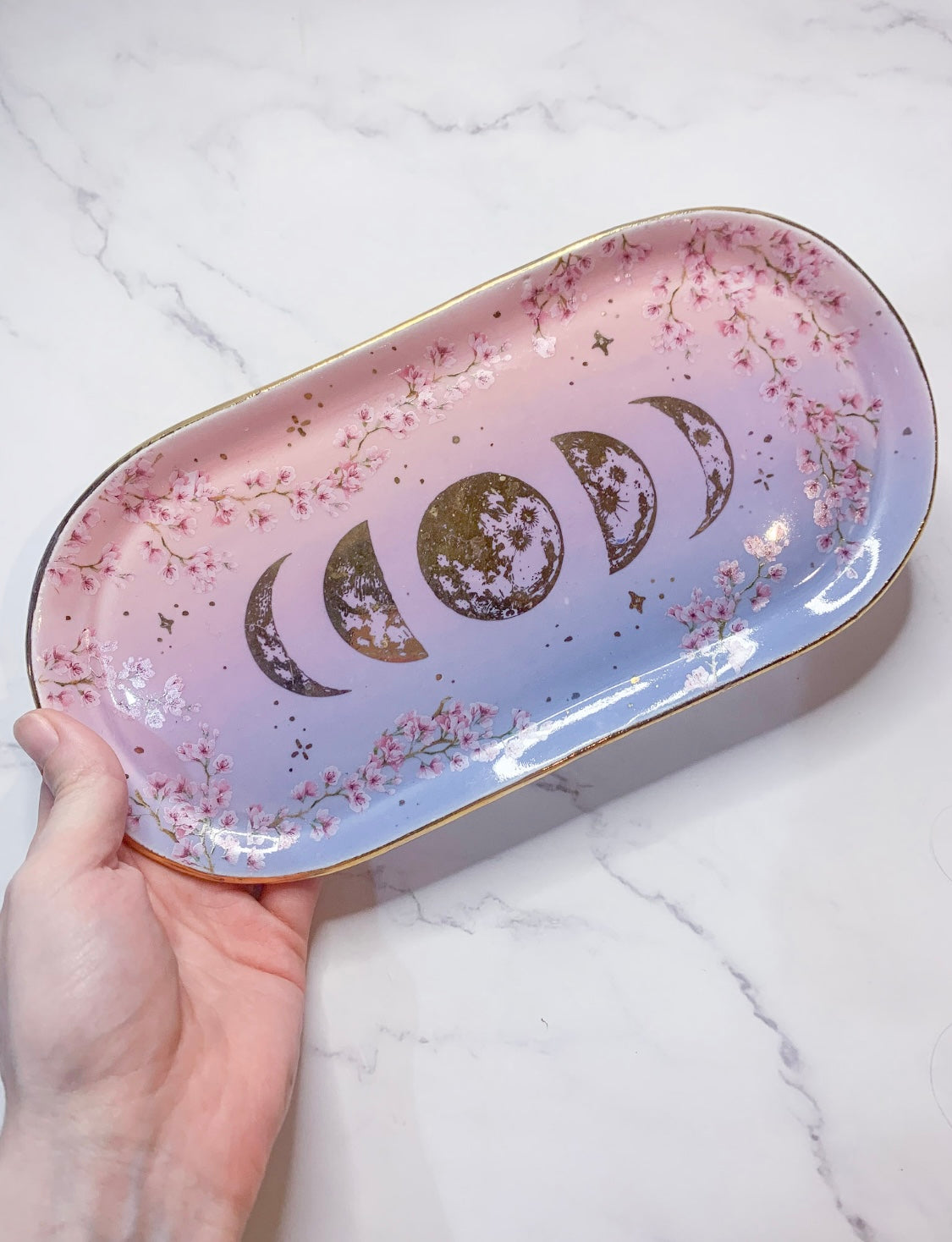 XL lunar blossom trays